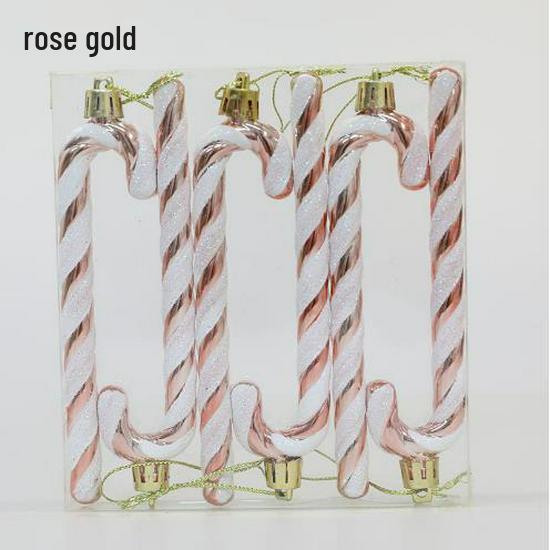 Plastic Candy Cane Christmas Ornaments - Festive Holiday Decorations and Gifts