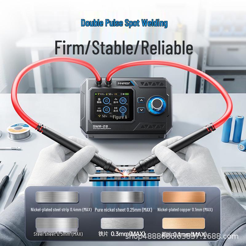 FNIRSI SWM-20 Battery Spot Welder: Handheld Lithium Battery Spot Welding Pen for DIY Assembly.