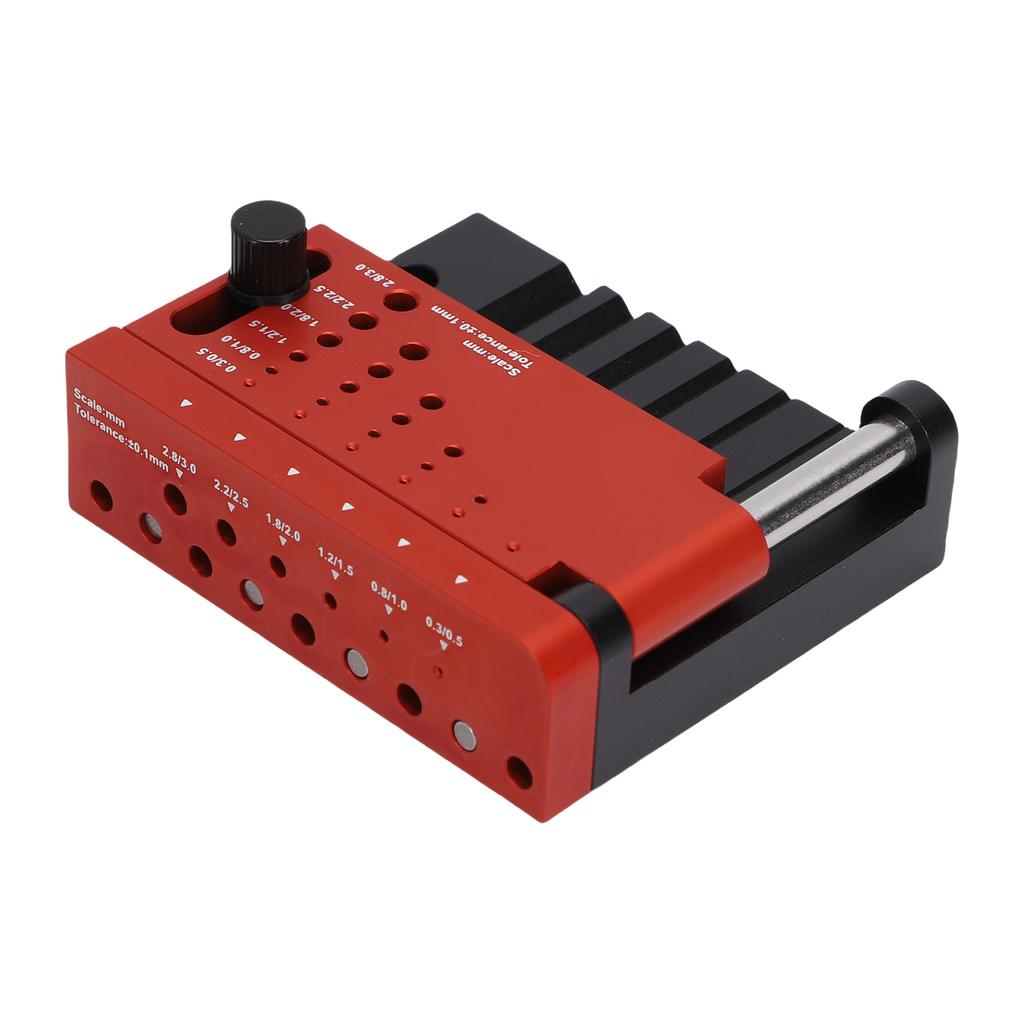 Rundstangen-Zentrierbohrer-Positionierer, horizontale Stanzvorrichtung für Modellbau und Holzbearbeitung