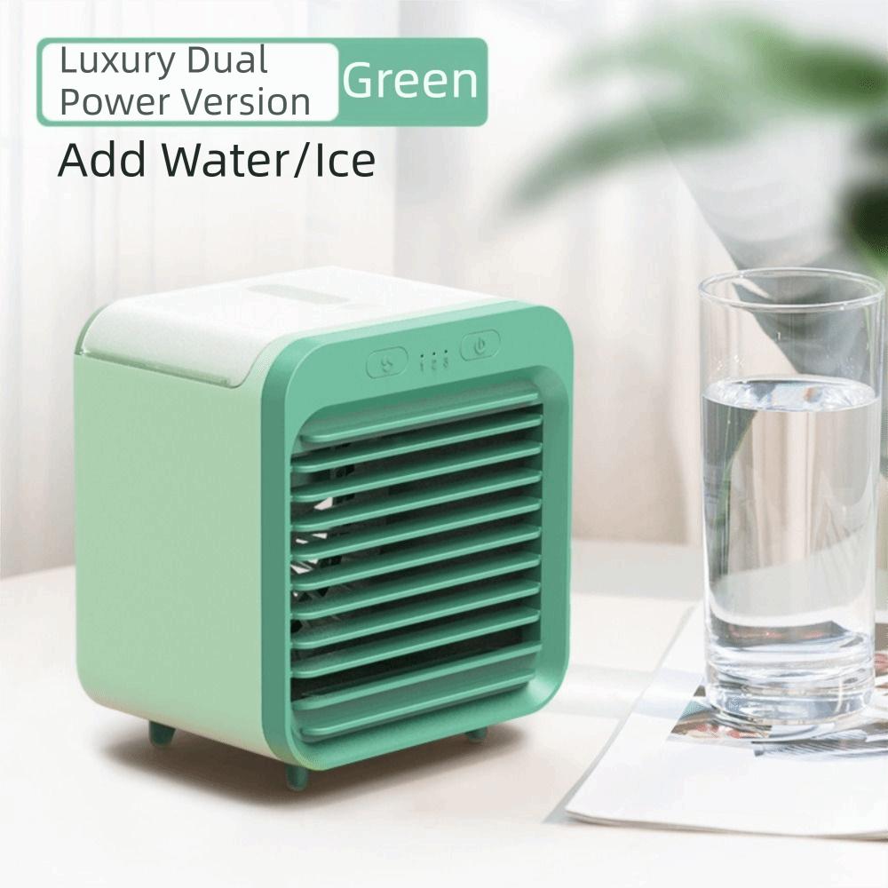 Atomization Portable Air Conditioner Mute Operation USB Air Cooler Electric Fan Portable Cooling