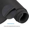 Waterproof Non-Slip Minimalist Black Mouse Pad, Small Size, Stitched Edge, Extra Large