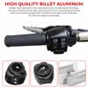 Handlebar Control Switch Housings Cover Kit Aluminum Black 1Pair Motorcycle For Harley Softail Standard FXST FXSTI 2001 - 2006