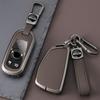 Auto Key Fob Cover Fit For Buick B 5 Buttons Opel Astra G H J Mokka Insignia Vectra Meriva Corsa Zafira Zinc Alloy+Leather Auto Accessories