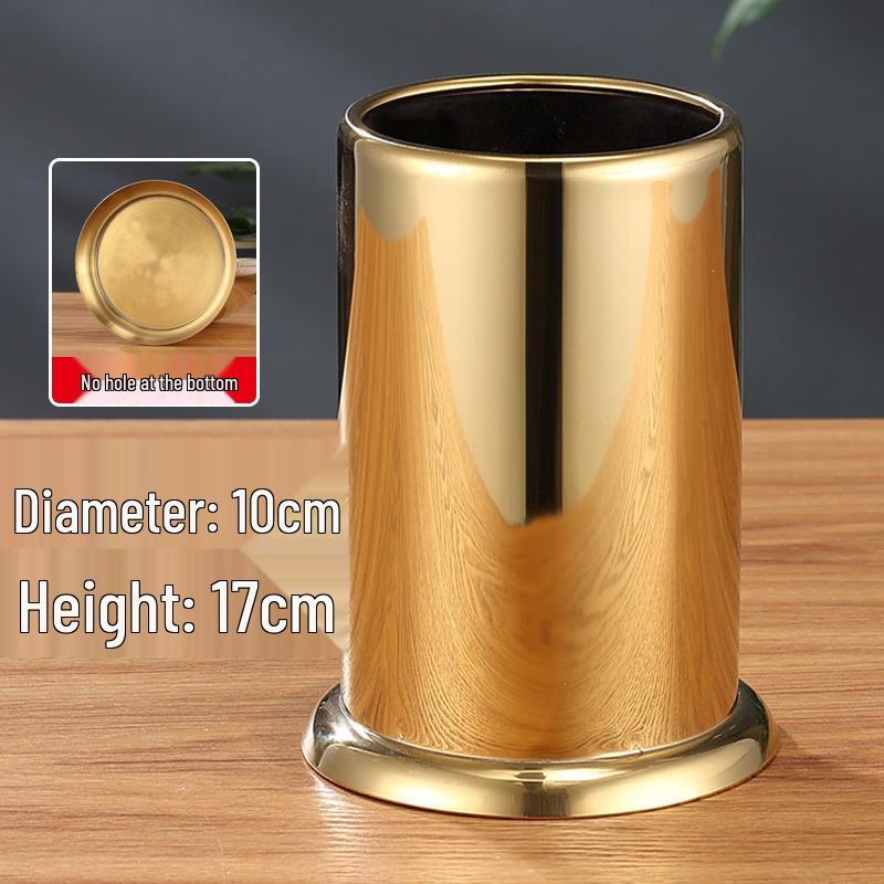 Stainless Steel and Bamboo Skewer & Chopstick Holder