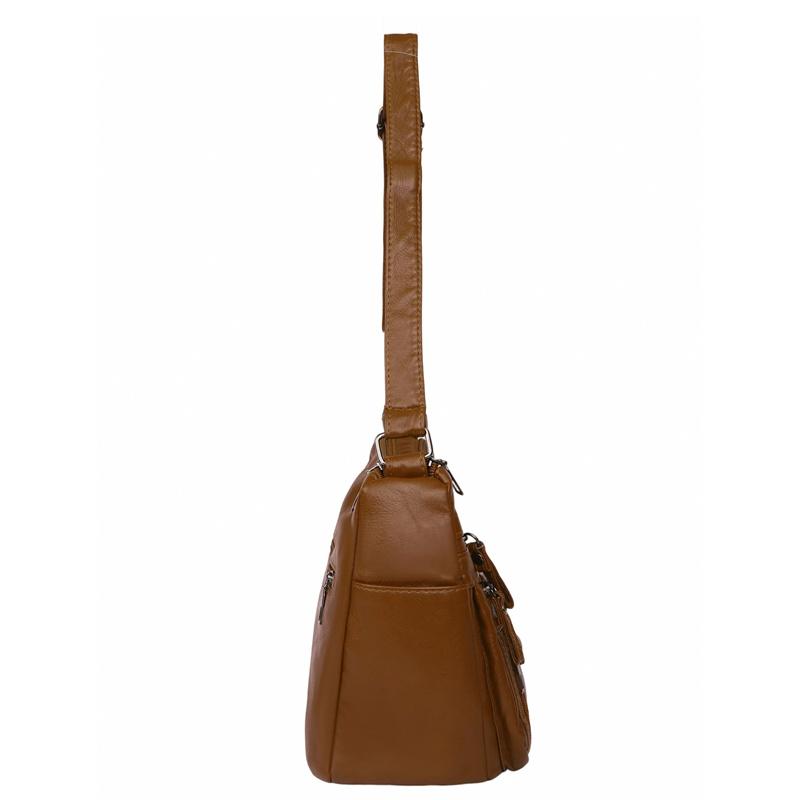 Multi-Layer Multi-Pocket Shoulder Bag Women's Crossbody Bag Mother Bag