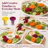 Grater Function Vegetable Spiralizer Upgraded Design Vegetable Twister Peeler  Fruit Decoration