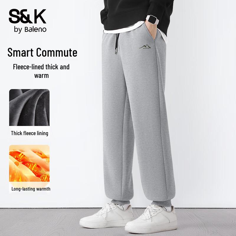 Baleno Men's S&K Winter Fleece Jogger Pants