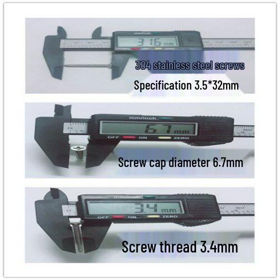 

Self-Tapping Screws: 3.5x23mm, 3.5x32mm, 35mm, 38mm, 50mm - Ideal for Advertising Use 3*16