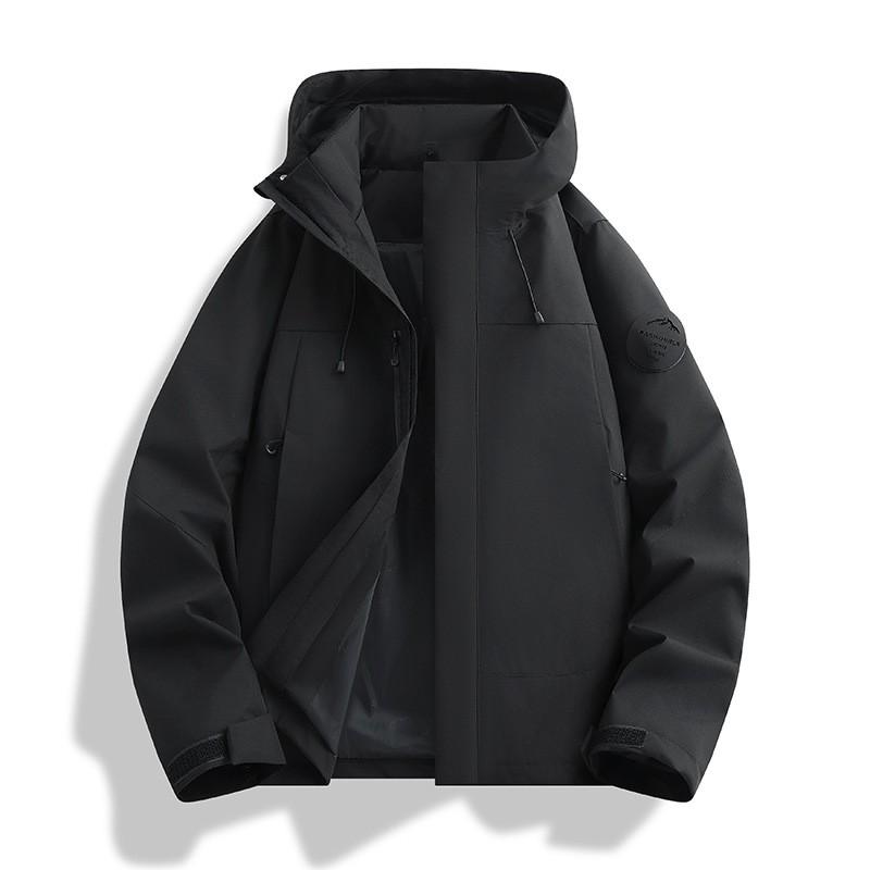 3-in-1 Waterproof Windproof Hiking Jacket Men Women Outdoor Trekking Camping Breathable Insulated Shell With Removable