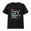 Mistakes Allow Thinking To Happen Vintage T Shirt for School Supplies Math Teacher Soft Casual