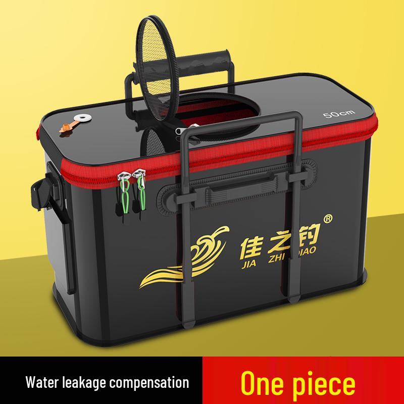 Multi-functional Foldable Fishing Bucket and Fish Protector
