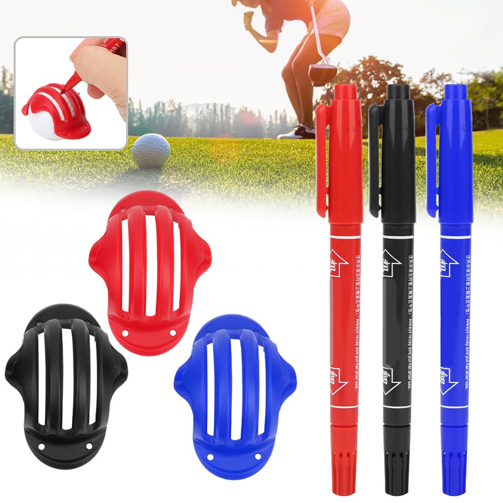 Golfball Linienmarkierwerkzeug Vorlage Liner Wasserdichte Golfballmarkierer Schablonenwerkzeuge