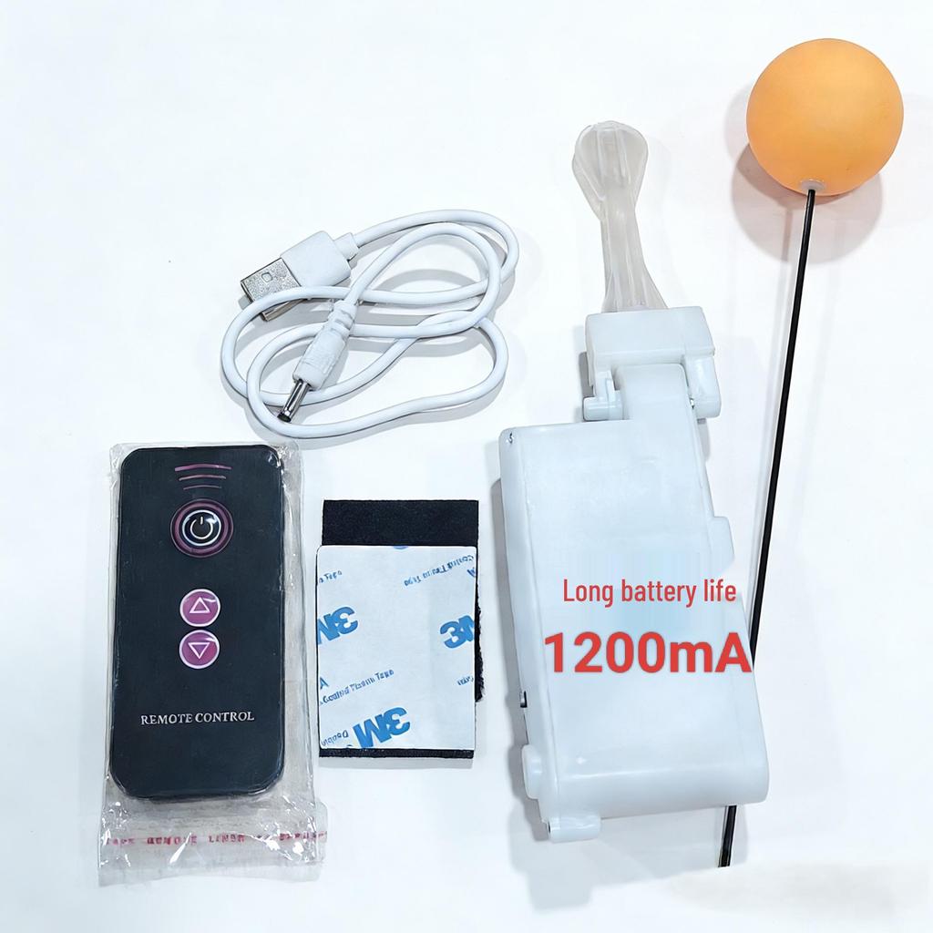 Wireless Adjustable Three-Speed Table Tennis Trainer with Remote Control