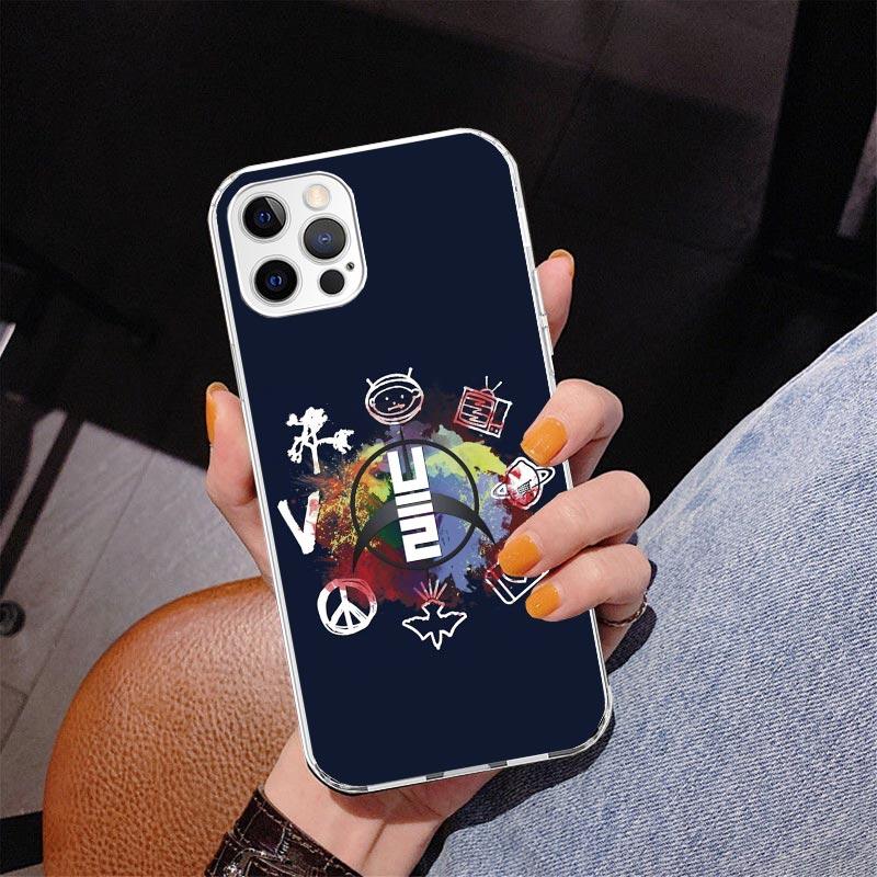 Band U-U2 Rock Phone Case For iPhone 13 12 Mini 11 Pro Max XS XR X SE 7 8 Plus 5S 5 6S 6 Gift Print Cover Fundas
