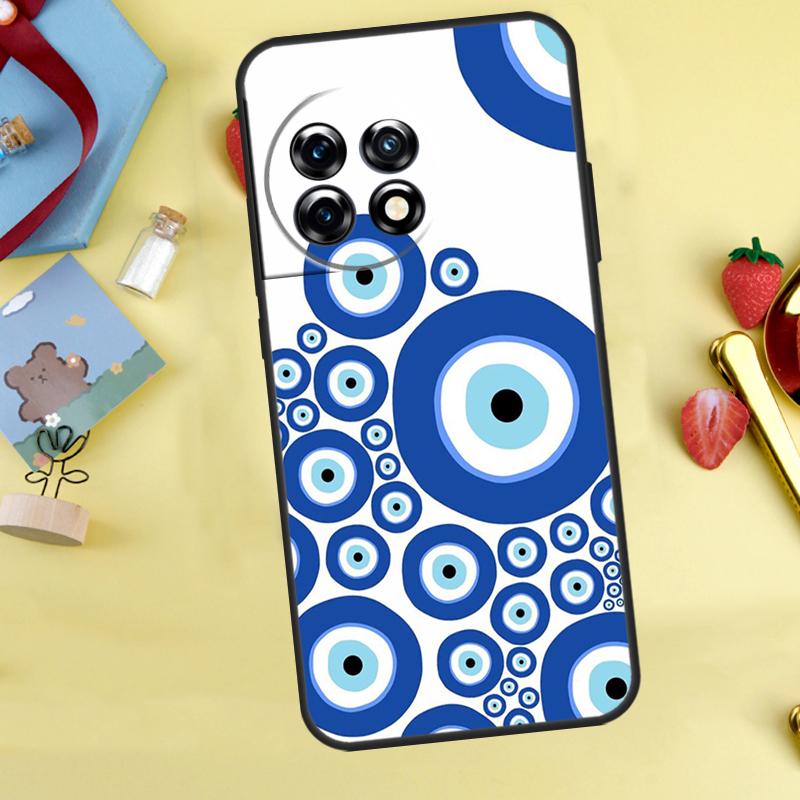 Evil Eyes Case For OnePlus 13T 13R 12 12R 15 13 11 10 10T 8T Nord 5 CE 2 3 4 Lite Nord N20 N30 Cover