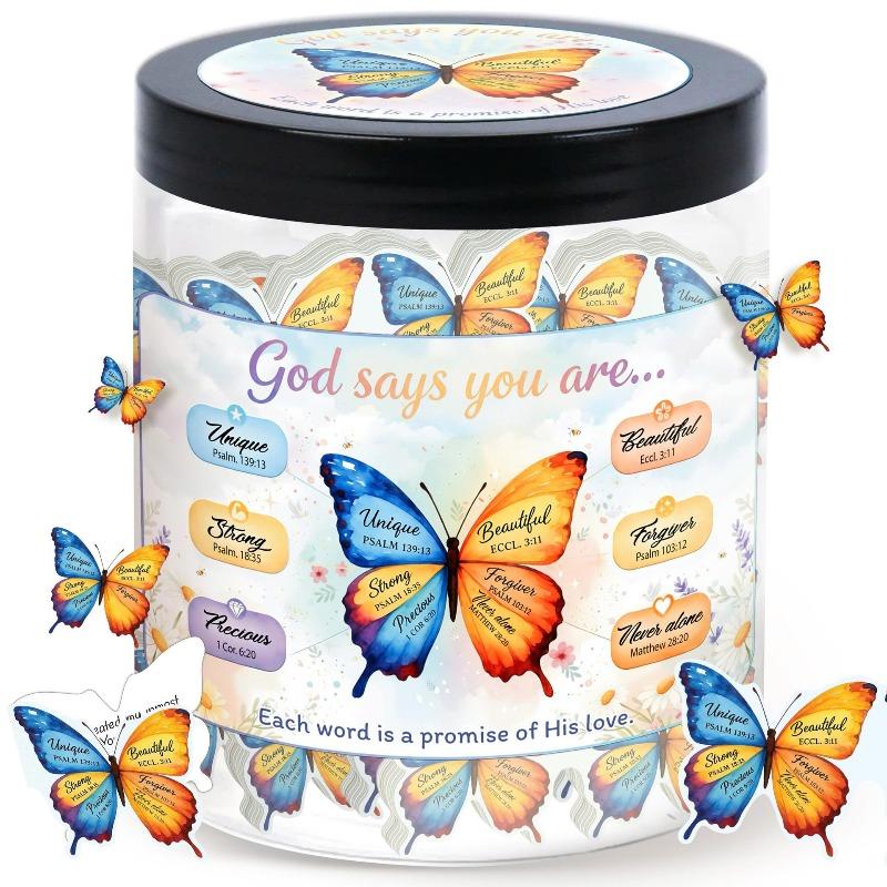 

Creative 60 Pieces Fun Positive Wish Cards Festival Greeting Cards for Father s Day Mother s Day Decorative Gift Jar Blessing 60 sheets can