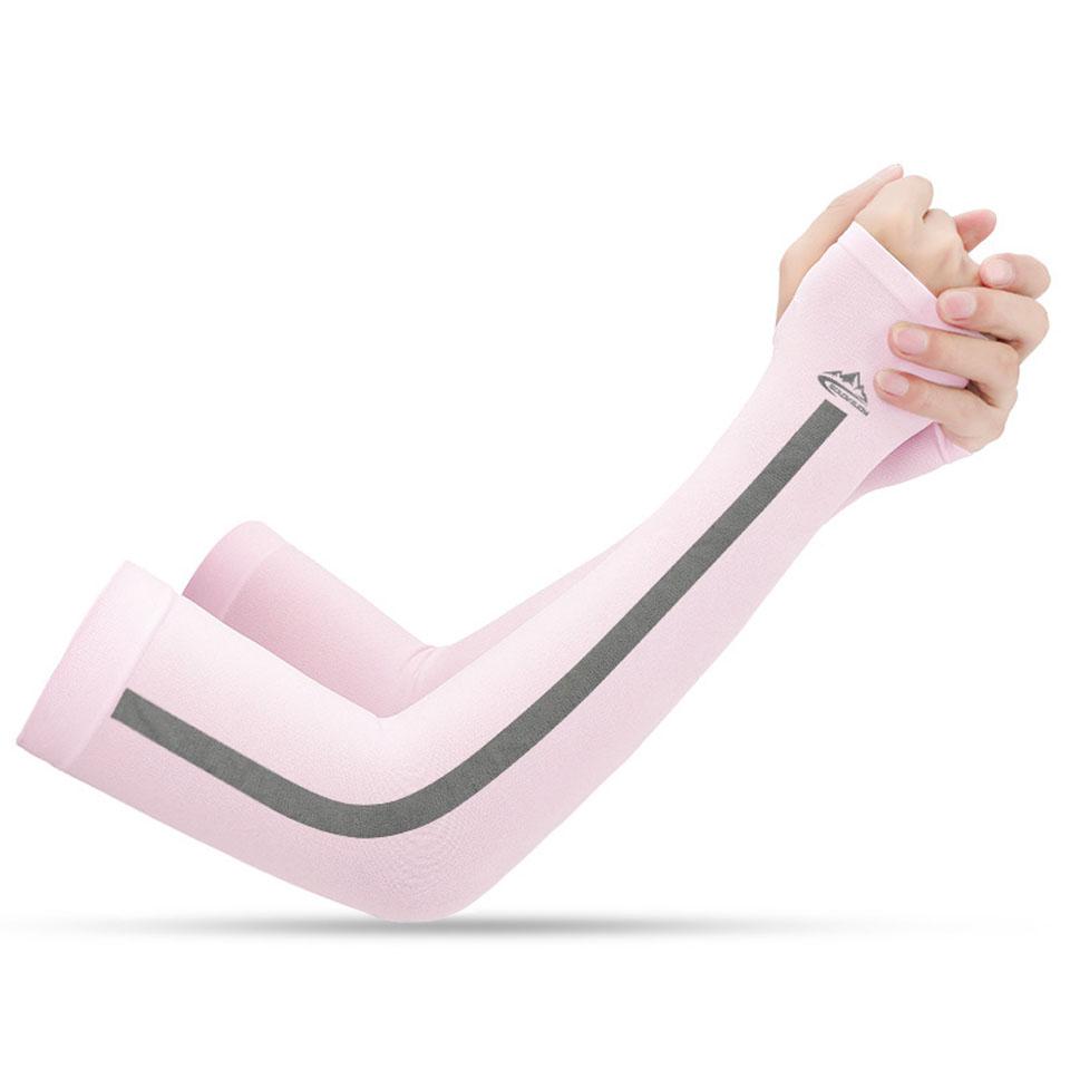 

Durable And Safe 1Pair Summer Ice Silk Sun Sleeve Ultraviolet Protection Ice Sleeve Quick-Drying Arm Sleeve Outdoor Bicycle Sports Fishing