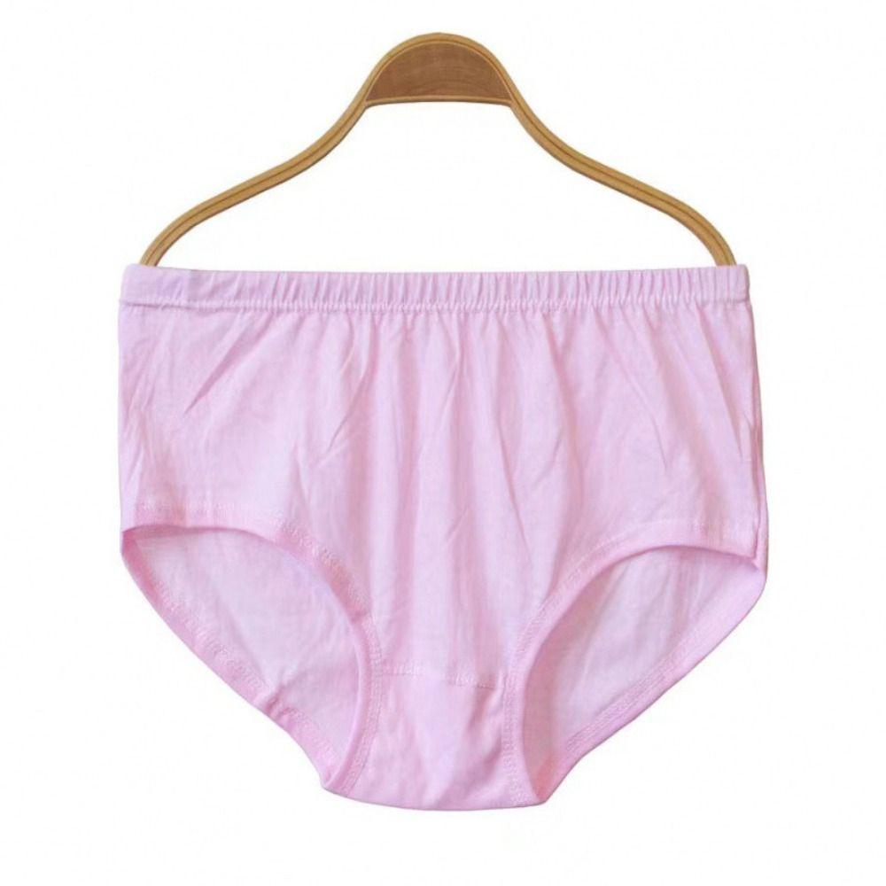 5PCS Underpants Elderly Plus Size Briefs Breathable Women Underwear Flower Cotton Panties  Gifts