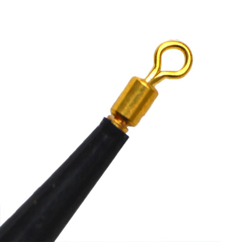 50Pcs Fishing Gear Block Rotation Drift Fishing Floats Accessory Bobber Copper+ Rubber Tools Fish Float Fishing Float Base