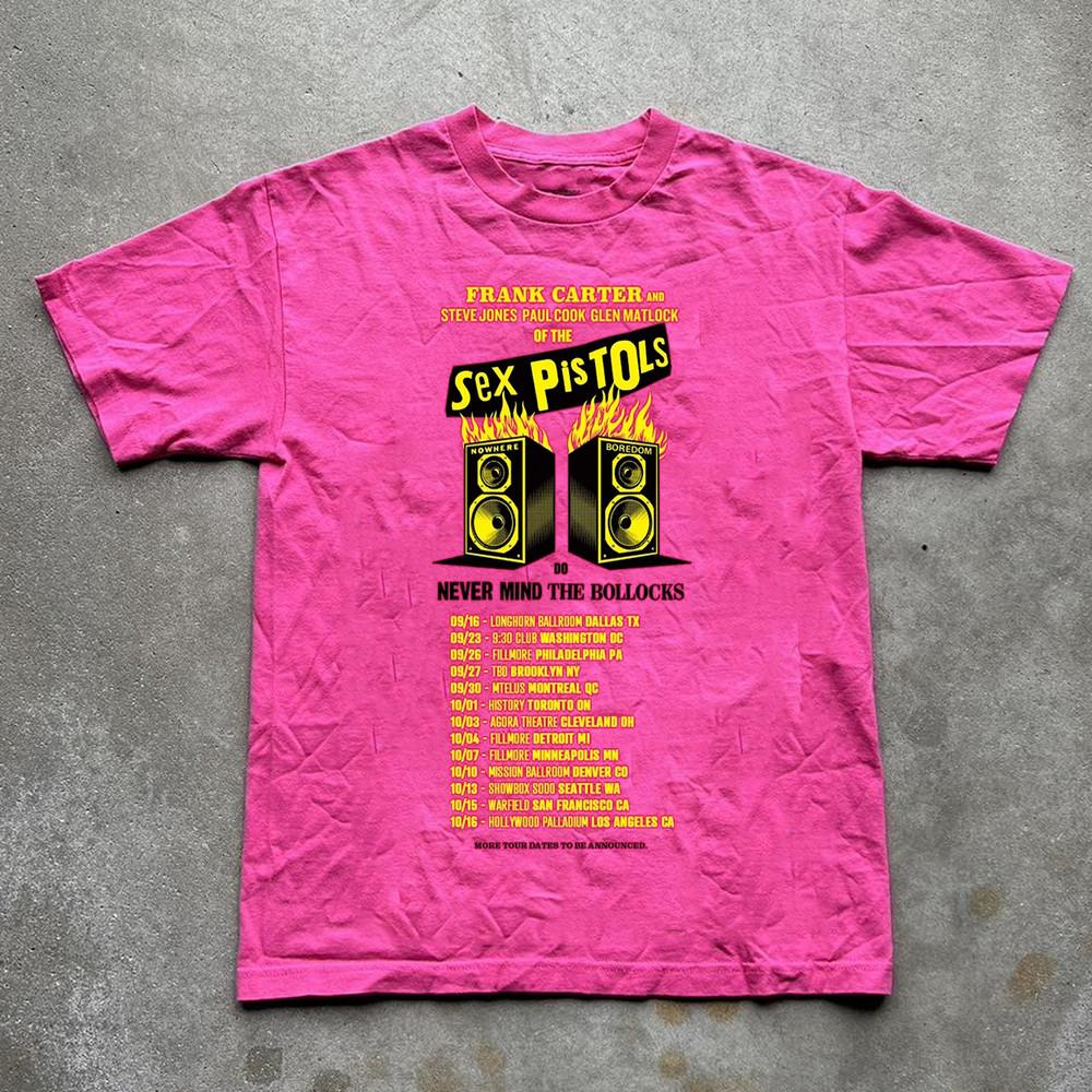 Sex Pistols North American Tour Cotton Full Size S-5XL Unisex T-Shirt S