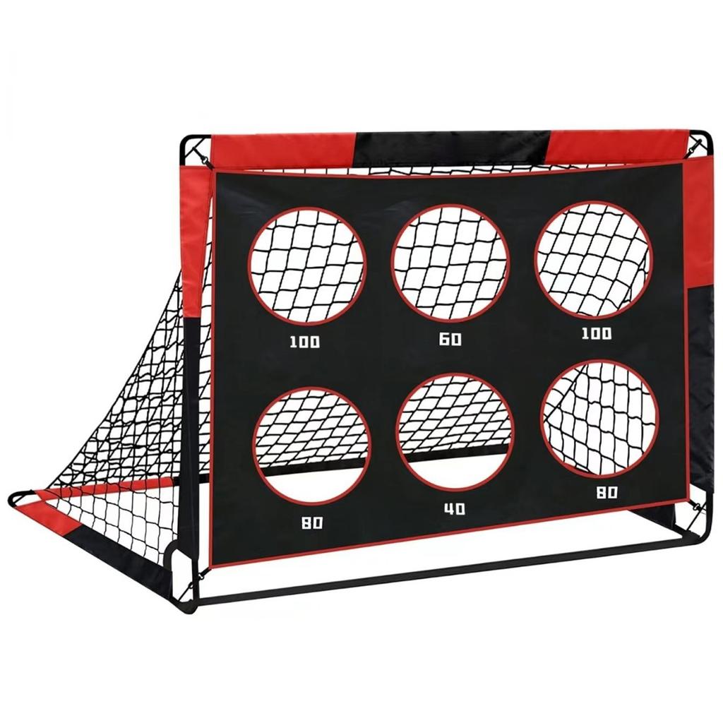 Portable Soccer Goal for Kids 2 in 1 Design Outdoor Training 450D Oxford Fabric Foldable Football Ne
