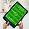 Poster Diagramma Campo da Calcio Segni Metallici Vintage Personalizzati Arte da Parete Placca di Latta Retrò per Mancave Decorazione d'Interni Soggiorno