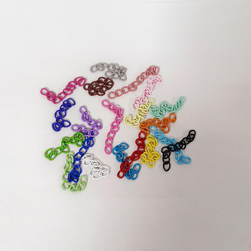 

5CM Color Baked Paint Extension Metal Keychain DIY Jewelry Adjustment Chain 5CM Extension Chain