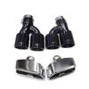 Quad Titanium Black MP Exhaust for BMW 5 Series 525li/530 G30/G38 - Square Nozzles