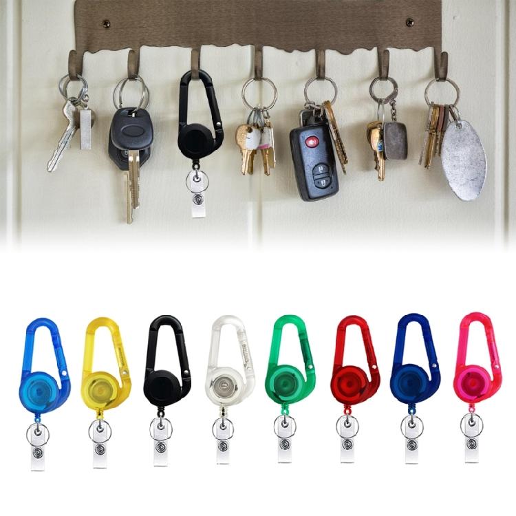 Practical Telescopic Buckles Chest Keychain Charm Accessory for Key Management Fashionable Decoration for Youth