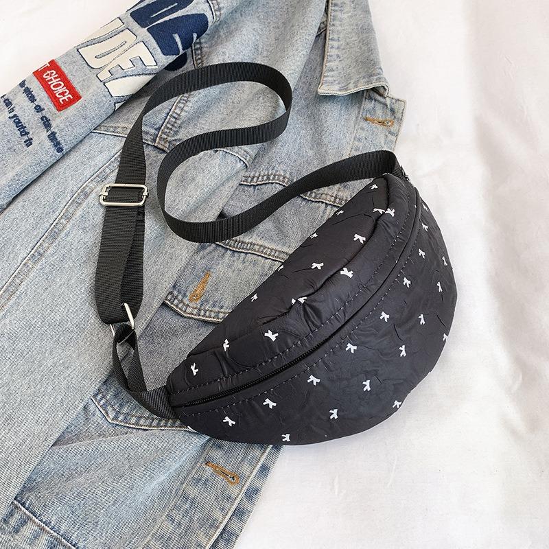 

Polka dot design large capacity simple casual bow fashion commuter messenger women shoulder backpack