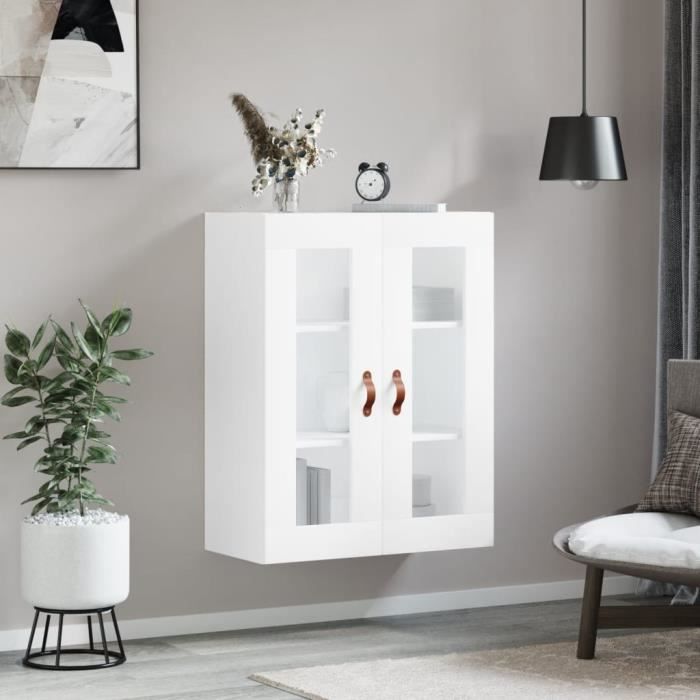 VidaXL Armoire murale blanc 69,5x34x90 cm 828452