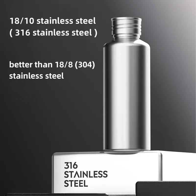 Termosflaska i rostfritt stål Varmkaffe Termos Vakuum Dubbellager Bärbar Vattenflaska