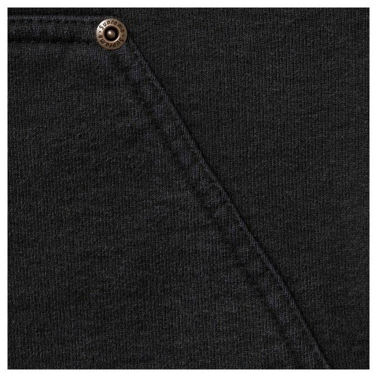 Supreme Doppelknie Maler-Sweatshorts Schwarz