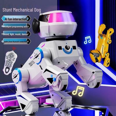 Cyber Mechanical Dog: AI Voice Interaction & Remote-Control Robot Pet Toy BG1544