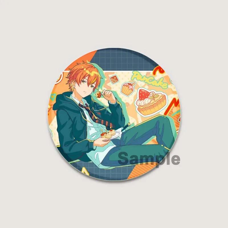 32/44/58mm Project SEKAI Blaszany Pin Okrągły Kreskówkowy Wpinany Broszki na Plecak Ubrania Akcesoria Odznaka Kolekcjonerska Anime Dekoracja Słodki