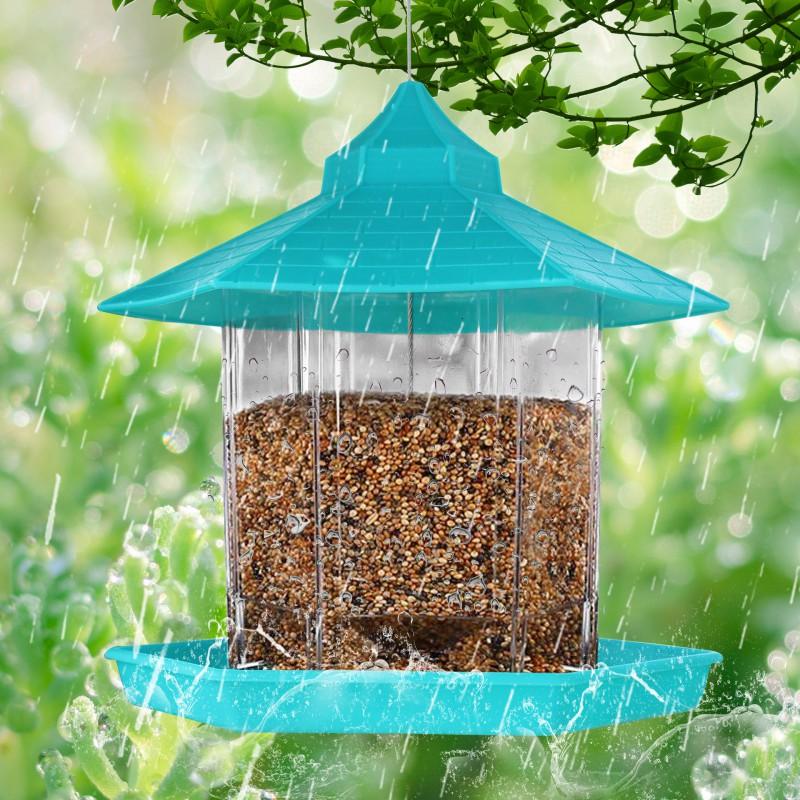 Hanging Bird Feeder Outdoor Garden Automatic Hummingbird Small Plastic Multiple Sizes Colors