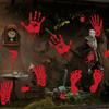 Funny Halloween Bloody Handprint Stickers Happy Halloween Decoration  Halloween Decor Gifts