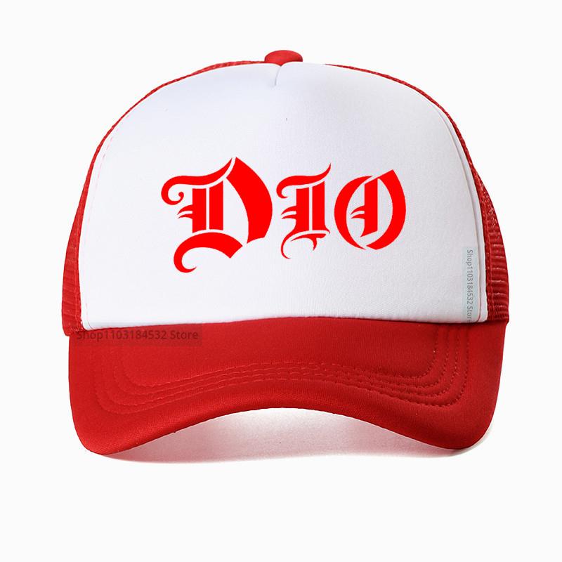 Dio Ronnie James Dio Heavy Metal Band Baseball Cap Men Essential Hipster Casual Summer Adjustable Mesh Breathable Hat