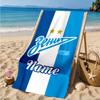 Custom Name Beach Towel Zenit FC Crest Microfiber Beach Towel, Lightweight for Summer Travel, Swimming Pool Fan Birthday Gift