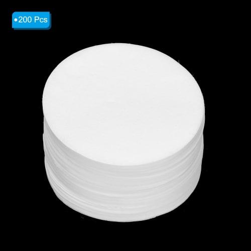 PATIKIL Filtres Ronds Jetables en Papier Blanc pour Cafetière Moka, Diamètre Extérieur 2 pouces, Machine à Espresso, Café, Usage Bureau, 200 Feuilles