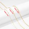 2 Meters Stainless Steel Gold Flat Oval Filled Cable Chains for DIY Necklace Making Jewelry Making Findings Bracelet Supplies