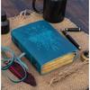 Luna Moth Custom Leather Journal Personalização gratuita 5" x 7" sem forro