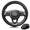 ElitingCar Steering Wheel Cover for Toyota Roomy November 2016 Premium Genuine Stylish 3D Exclusive Car Reinforced Aging Easy Interior Dress Up Your