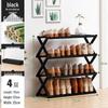 Compact Wooden Shoe Storage Rack: Multi-Layer, Dustproof Shoe Cabinet for Dorm or Entryway