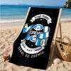 Custom Name FBPA Football Club Emblem Personalized Microfiber Beach Towel, Quick-Dry, Ideal for Summer Travel, Beach Essential, Swimming