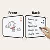 Portable A5/A4/B4/A3 Whiteboard Dry Erase Magnetic-Friendly Graffiti Drawing Board Reusable Double-Sided Erasable Writing Board