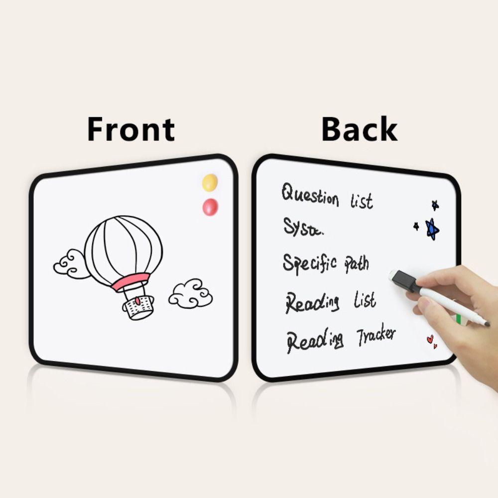 Portable A5/A4/B4/A3 Whiteboard Dry Erase Magnetic-Friendly Graffiti Drawing Board Reusable Double-Sided Erasable Writing Board