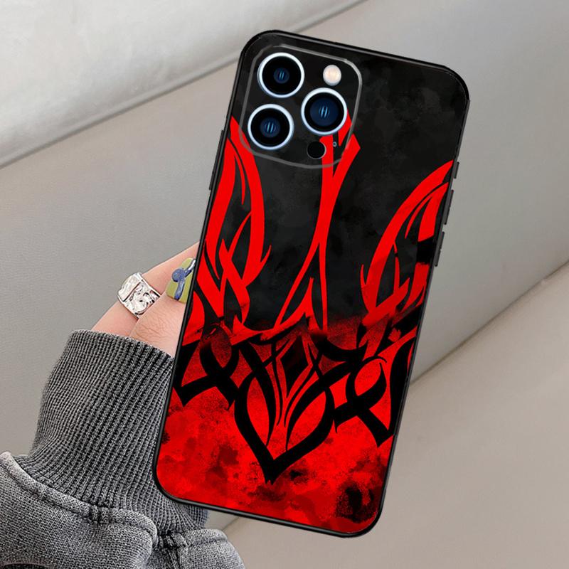 Ukraine Flag Phone Case For iPhone 17 Pro Max 16 15 13 12 11 14 Pro Max Plus Mini 16e 17 Air Funda Cover