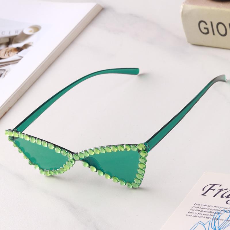 Handmade Triangle Butterfly Sunglasses: Women's Fashion Party Shades