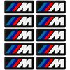 10pc For M Sticker X1 X3 X4 X5 X6 X7 E46 E90 F20 E60 E39 F10 Car Accessories Car Interior Sticker Car Steering Wheel Sticker